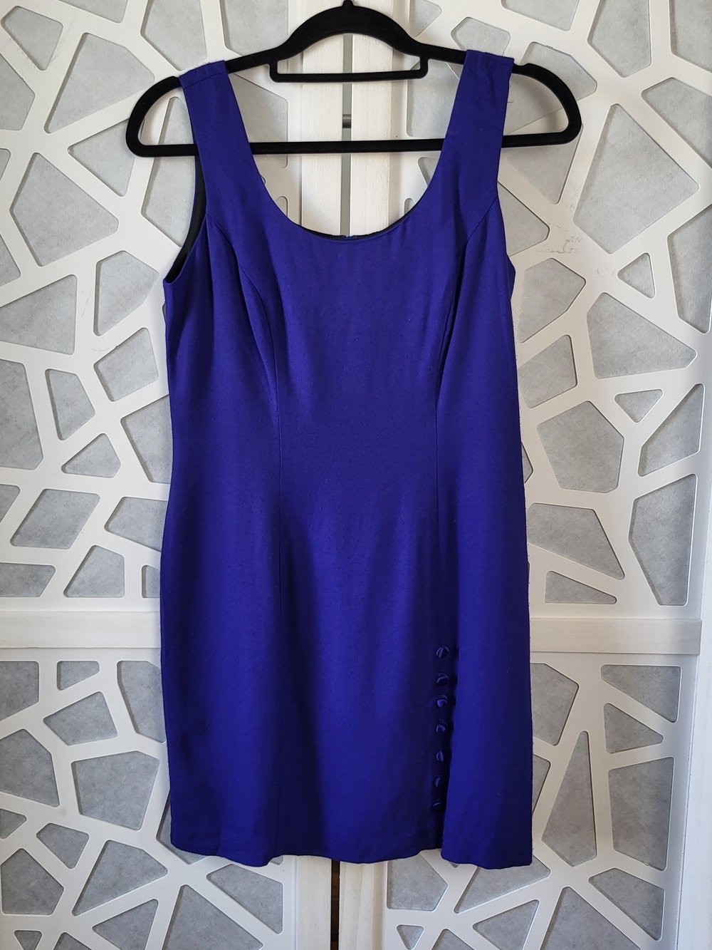 Vintage CDC (Caren Desiree Company) Royal Blue Sheath Dress
